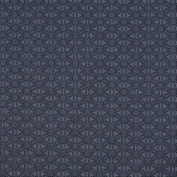 Designer Fabrics 54 in. Wide Blue- Flower Jacquard Woven Upholstery Grade Fabric E531 - main